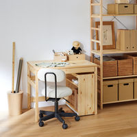 無印良品 ワーキングチェア ガススプリング昇降式 グレー 幅５２．５×奥行５０×高さ７０～８０ｃｍ 良品計画