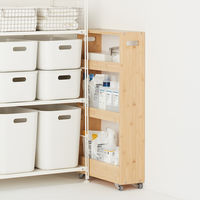 無印良品 竹材 スリムワゴン 大 良品計画