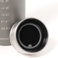 保温保冷 ハンドル付き真空ボトル(700ml) チャコール LAKOLE/ラコレ