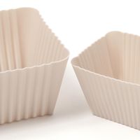 シリコンおかずカップ8点セット グリーン×グレー LAKOLE/ラコレ