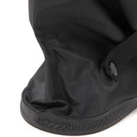 SHORT レインZIPシューズカバー ブラック [M]23～25.5cm(27cm以下の靴に対応) LAKOLE/ラコレ
