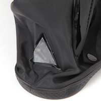 LONG レインZIPシューズカバー ブラック [M]23～25.5cm(27cm以下の靴に対応) LAKOLE/ラコレ