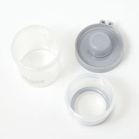 持ち手付きサラダボトル グレー LAKOLE/ラコレ