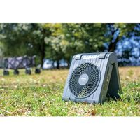 アピックスインターナショナル アピックス ソーラーパワーファン APFー565L APF-565L(GY) 1台