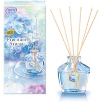 【数量限定】お部屋の消臭力 プレミアムアロマ スティック 部屋用 紫陽花 本体 65mL 1セット（1個×3） 消臭剤 芳香剤