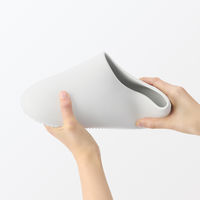 無印良品 ＥＶＡ 吊るせるやわらかバススリッパ Ｌ グレー 約２５．０‐２７．０ｃｍ 良品計画