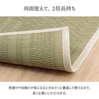 イケヒコ 市松紋 花ござ 2550×2550mm 1031360011902 1枚（直送品）