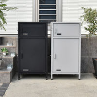 【軒先渡し】B.Bファニシング ポステン 宅配ボックス 幅420×奥行360×高さ820mm グレー ONGS0257KIGRY 1台（直送品）