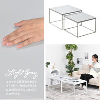 【軒先渡し】B.Bファニシング Noko ネストテーブル ライトグレー NKTB0269MOLGY 1セット（直送品）