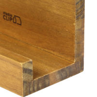 ウッド×アイアンラップラック ナチュラル studio CLIP