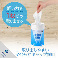 エレコム ウエットティッシュ 液晶用 ボトル 110枚 WCーDP110B 1個（直送品）