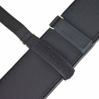 金井産業 胴当てベルト用 補助ベルト 黒 1セット2本組 1セット(2本入)（直送品）