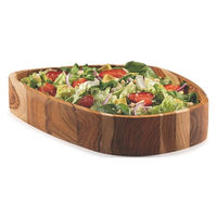 TRAMONTINA チーク皿 石蓋付き 31×25cm 13420/051 1個（直送品）