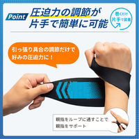 メディエイド しっかり手首 スリムハードプラス フリー 356501 日本シグマックス　手首サポーター