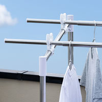 積水樹脂商事 ステンレス伸縮竿 DS-25●1セット(5個入) 4570030471416 1セット(5個入)（直送品）