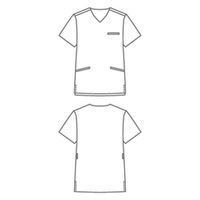 uka（ウカ） medical uniform study スクラブ 兼用 半袖 カーキグリーン L UM502-KG 1枚（直送品）
