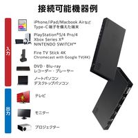 HDMI 切替器 USB-C1入力 HDMI3入力1出力 セレクター HDMI2.1 DH-SW8KC41BK/E エレコム 1個（直送品）