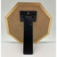 パラデック スタンド&ウォールミラー 八角形ミラー Sサイズ 20×20cm オクタム ゴールド 450687 1個（直送品）