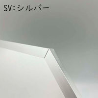 パラデック スタンド&ウォールミラー 八角形ミラー Sサイズ 20×20cm オクタム シルバー 450688 1個（直送品）