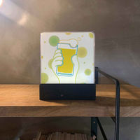 ウォールライト テーブルライト LIGHT BOX SIGN 専用デザインシート 2枚入り HappyHour 454232 1個（直送品）