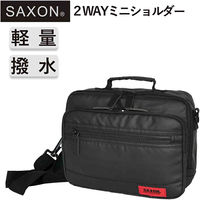 スワン SAXON 横型2WAYミニショルダーバッグ 5182 ブラック 1個（直送品）