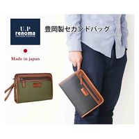 スワン U.P renoma ナパロン 角ポーチ 20101 ブラック 1個（直送品）