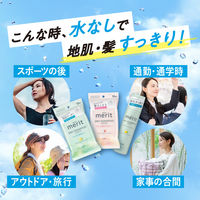 メリット　ドライシャンプーシート　すっきり爽快タイプ　20枚入　花王