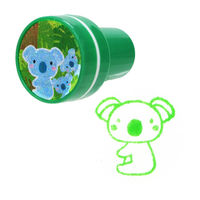 三洋堂 どうぶつの仲間たち丸型スタンプ2 3902 1箱（60個）