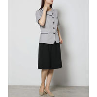 ボンマックス オーバーブラウス ライトグレイ 19号 AJ0864 AJ0864-2-19G 1着（直送品）