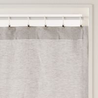 無印良品 麻平織ノンプリーツカーテン 幅１００×丈１０５ｃｍ用 オフ白 良品計画