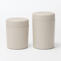 無印良品 広口で洗いやすい 保温保冷 スープジャー ４３０ｍＬ グレーベージュ 良品計画