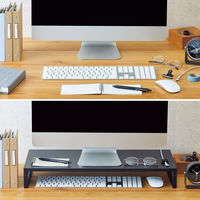 リヒトラブ 机上台 幅590mm ロータイプ マットブラック A7332-124 1セット(3台)