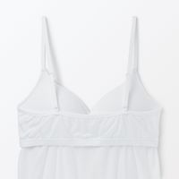 【レディース】無印良品 婦人 なめらかブラキャミソール 婦人Ｍ 白 良品計画