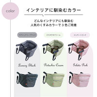 VITAテーブルチェア ラグジュアリーブラック 6か月～ 洗濯OK 収納バッグ付き 1個 ベルニコ