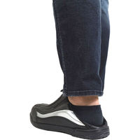 ケイゾック セフティシューズ(スリッポン) ブラック 25.0cm KZS-100 1足（直送品）