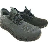 ケイゾック ゴム紐軽量通気シューズ ブラック 26.5cm KZS-111 1足（直送品）