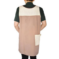 セントレディス ムーミンエプロン ムーミン＆スナフキン ブラウン/ベージュ ST-IM0053 1枚