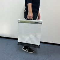 トレード 高輝度反射 折りたたみ看板 小 白 片面 017W45S_撮影禁止 197456 1個（直送品）