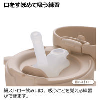 （5ヵ月から）トライ ストロー飲みマスターセット ブラウン 270ml 1個 リッチェル