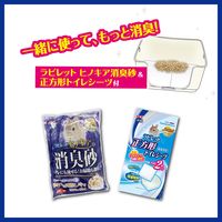 四角 ラビレット XL 小動物用 うさぎ 消臭セット ミルキーホワイト 1個 ジェックス