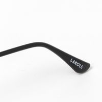 ウェリントンコンビサングラス ブラック×ブルー LAKOLE/ラコレ