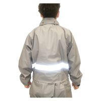 コヤナギ GWー01 腰ベルト対応 レインジャケット 地上作業向け チャコール L 1着（直送品）