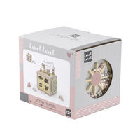 labellabel アクティビティキューブ ピンク 1個 エデュテ おもちゃ 12か月～