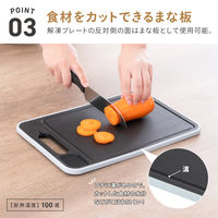 武田コーポレーション 解凍プレート付き多機能まな板M KPSMM 1箱(10個入)（直送品）