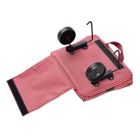 レップ ショッピングカート 折りたたみハンディトートカート 保冷保温 30L ストライプ レッド 1台