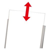 常磐精工 バリウススタンド看板 ホワイトボード A2横両面 アームキャスターセット VASKWB-A2YR-KSET 1台（直送品）