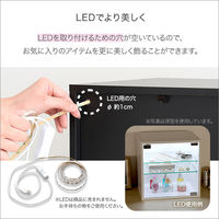 ホームテイスト コレクションキューブラック 浅型タイプ 幅347×奥行146×高さ345mm ホワイト QCLR-S14 1台（直送品）