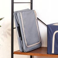 不二貿易 窓付&積み重ね収納ボックス 22L GY 63511 1個