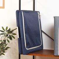 不二貿易 窓付&積み重ね収納ボックス 72L BL 63521 1個