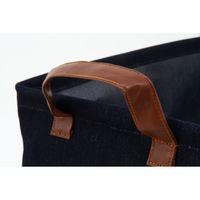 不二貿易 ファブリックボックススクエア デニム 32816 1個